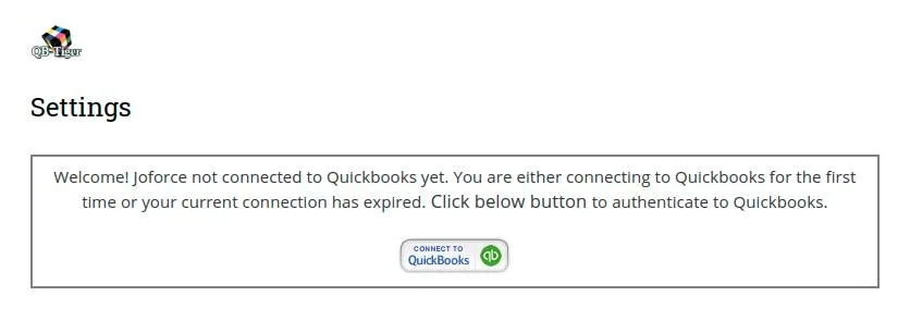 Installation for QuickBooks Integration 1 connect-joforce-quickbooks