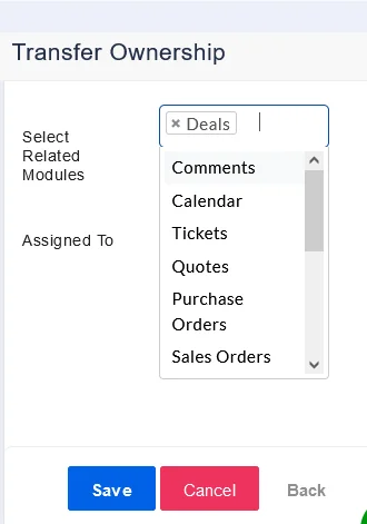 Common Actions 4 transfer-ownership