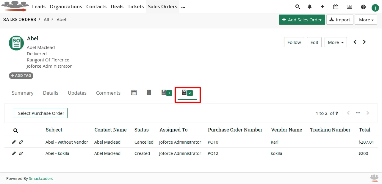 joforce-convert-so-to-po-view-purchase-order-records-list-in-sales-order-record-detail-view