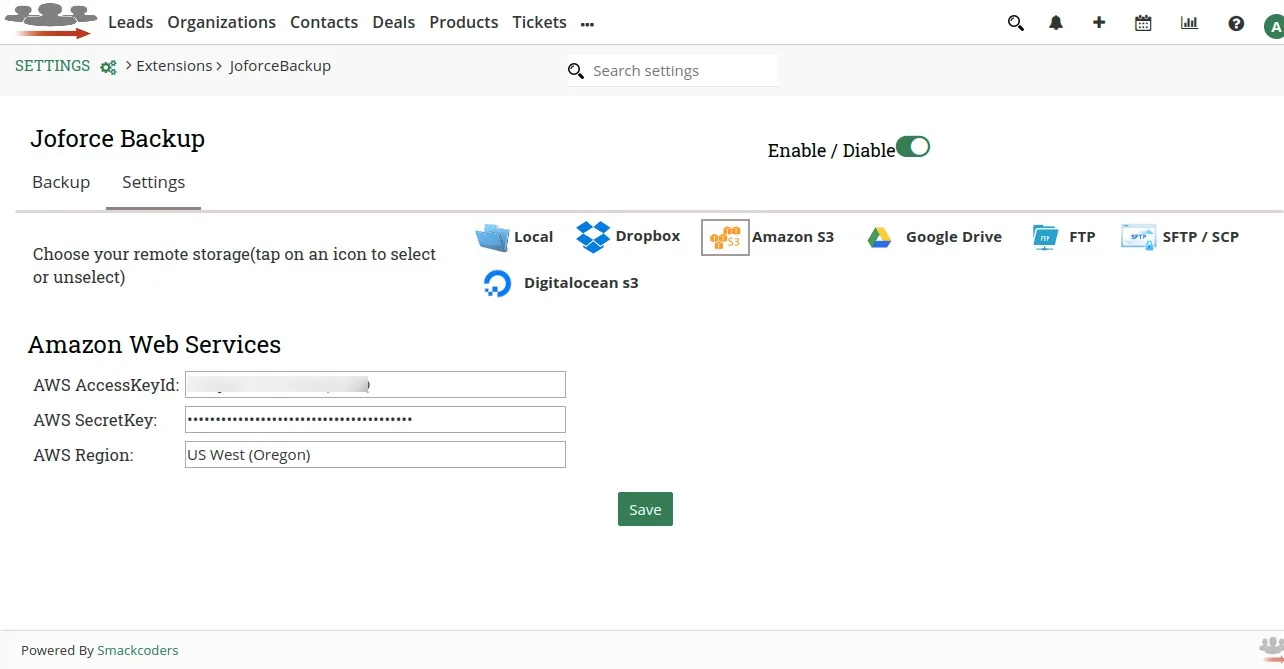 joforce-automated-backup-configure-amazons3