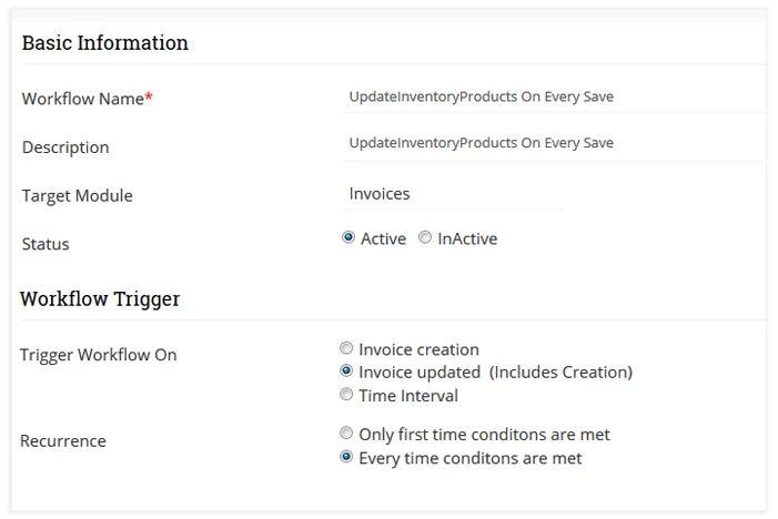workflow add conditions triggers 1