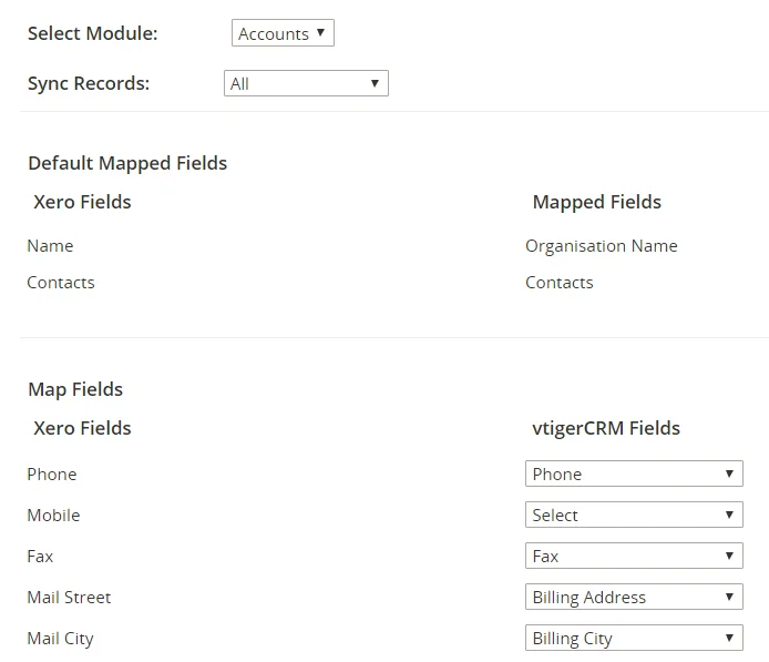 Xero-Joforce-Field-Mapping